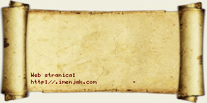 Jovana Komar vizit kartica